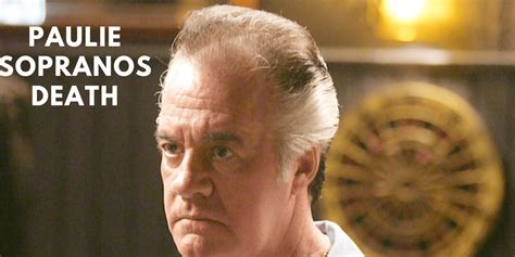 paulie sopranos death.